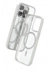 Mey İthalat®   iPhone 15 Pro Max Joly Magsafe Kapak - Beyaz