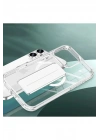 Mey İthalat®  iPhone 15 Pro Max Kılıf Alfa Magsafe Standlı Kapak - Şeffaf