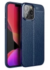 Mey İthalat®   iPhone 15 Pro Max Kılıf Auto Focus Kapak - Lacivert