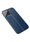 Mey İthalat®   iPhone 15 Pro Max Kılıf Auto Focus Kapak - Lacivert