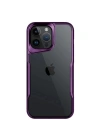 Mey İthalat®  iPhone 15 Pro Max Kılıf Boyi Silikon Kapak - Derin Mor