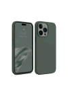 Mey İthalat®  iPhone 15 Pro Max Kılıf First Silikon - Koyu Yeşil
