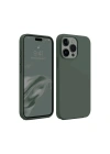 Mey İthalat®  iPhone 15 Pro Max Kılıf First Silikon - Koyu Yeşil