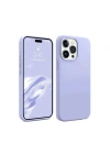 Mey İthalat®  iPhone 15 Pro Max Kılıf First Silikon - Lila