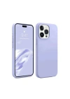 Mey İthalat®  iPhone 15 Pro Max Kılıf First Silikon - Lila