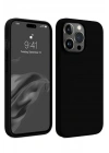 Mey İthalat®  iPhone 15 Pro Max Kılıf First Silikon - Siyah