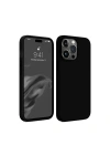 Mey İthalat®  iPhone 15 Pro Max Kılıf First Silikon - Siyah