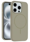 Mey İthalat®   iPhone 15 Pro Max Kılıf Jully Magsafe Kapak - Çöl Titanyum