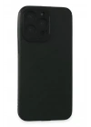 Mey İthalat®   iPhone 15 Pro Max Kılıf Loop Deri Silikon - Yeşil