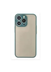 Mey İthalat®  iPhone 15 Pro Max Kılıf Montreal Silikon Kapak - Yeşil