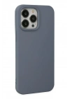 Mey İthalat®  iPhone 15 Pro Max Kılıf Nano içi Kadife Silikon - Gri