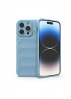 Mey İthalat®  iPhone 15 Pro Max Kılıf Optimum Silikon - Sky Blue