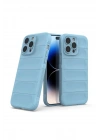 Mey İthalat®  iPhone 15 Pro Max Kılıf Optimum Silikon - Sky Blue