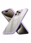 Mey İthalat®  iPhone 15 Pro Max Kılıf Power Silikon - Lila