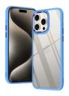 Mey İthalat®  iPhone 15 Pro Max Kılıf Power Silikon - Lila