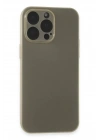 Mey İthalat®  iPhone 15 Pro Max Kılıf Puma Silikon - Titan Gri