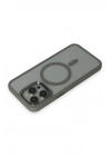 Mey İthalat®  iPhone 15 Pro Max Kılıf Room Magneticsafe Silikon - Gri