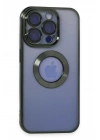 Mey İthalat®  iPhone 15 Pro Max Kılıf Slot Silikon - Köknar Yeşili