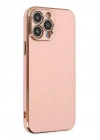 Mey İthalat®  iPhone 15 Pro Max Kılıf Volet Silikon - Pembe