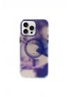 Mey İthalat®  iPhone 15 Pro Max Phantom Magsafe Kapak - Mor