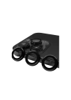 Mey İthalat®  iPhone 15 Pro Max Raze Metal Kamera Lens - Siyah