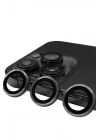 Mey İthalat®  iPhone 15 Pro Max Raze Metal Kamera Lens - Titan Gri