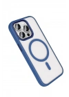 Mey İthalat®   iPhone 15 Pro Max Terea Magsafe Kapak - Lacivert