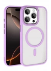 Mey İthalat®   iPhone 15 Pro Max Terea Magsafe Kapak - Lila