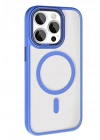 Mey İthalat®   iPhone 15 Pro Max Terea Magsafe Kapak - Mavi