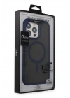 Mey İthalat®  iPhone 15 Pro Max Toras Airbag Magsafe Kapak - Lacivert