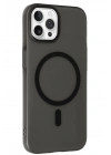 Mey İthalat®  iPhone 15 Pro Max Tuna PC Slim Magsafe Kapak - Siyah