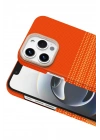 Mey İthalat®   iPhone 15 Pro Max Vega Magsafe Kapak - Turuncu