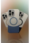 Mey İthalat®   iPhone 15 Pro Max Velar Magsafe Kapak - Natural Grey