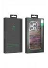 Mey İthalat®  iPhone 15 Pro Wave Kapak - Derin Mor