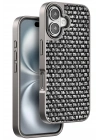 Mey İthalat®  iPhone 16 Brand Kapak - Gümüş