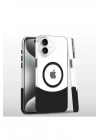 Mey İthalat®  iPhone 16 Carbon Puzzle Magsafe Kapak - Siyah-2