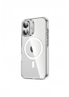 Mey İthalat®  iPhone 16 Crystal Magsafe Kapak - Şeffaf