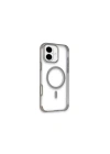 Mey İthalat®  iPhone 16 Hilton Magsafe Kapak - Titan Gri
