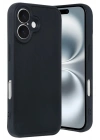 Mey İthalat®  iPhone 16 Kılıf Aras Deri Kapak - Siyah