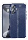 Mey İthalat®  iPhone 16 Kılıf Auto Focus Kapak - Lacivert