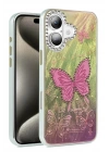 Mey İthalat®  iPhone 16 Kılıf Blade Aynalı Desenli Kapak - Desen 5