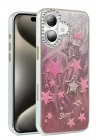 Mey İthalat®  iPhone 16 Kılıf Blade Aynalı Desenli Kapak - Desen 7