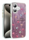 Mey İthalat®  iPhone 16 Kılıf Blade Aynalı Desenli Kapak - Desen 8