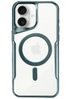 Mey İthalat®  iPhone 16 Kılıf Boyi Magsafe Silikon Kapak - Turkuaz