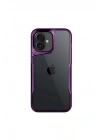 Mey İthalat®  iPhone 16 Kılıf Boyi Silikon Kapak - Derin Mor