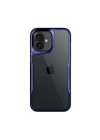 Mey İthalat®  iPhone 16 Kılıf Boyi Silikon Kapak - Lacivert