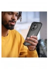 Mey İthalat®   iPhone 16 Kılıf Elegant Kapak - Lacivert