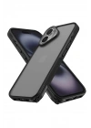 Mey İthalat®  iPhone 16 Kılıf Elegant Kapak - Siyah