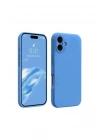 Mey İthalat®   iPhone 16 Kılıf First Silikon - Mavi
