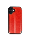 Mey İthalat®  iPhone 16 Kılıf Flip Cover - Kırmızı